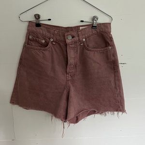 rag & bone maya high-rise shorty short